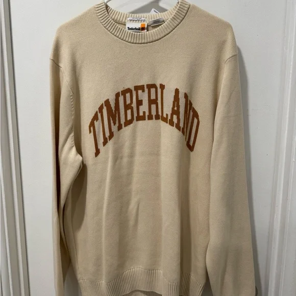 Timberland Beige Crewneck Sweater for Men - Picture 2 of 5